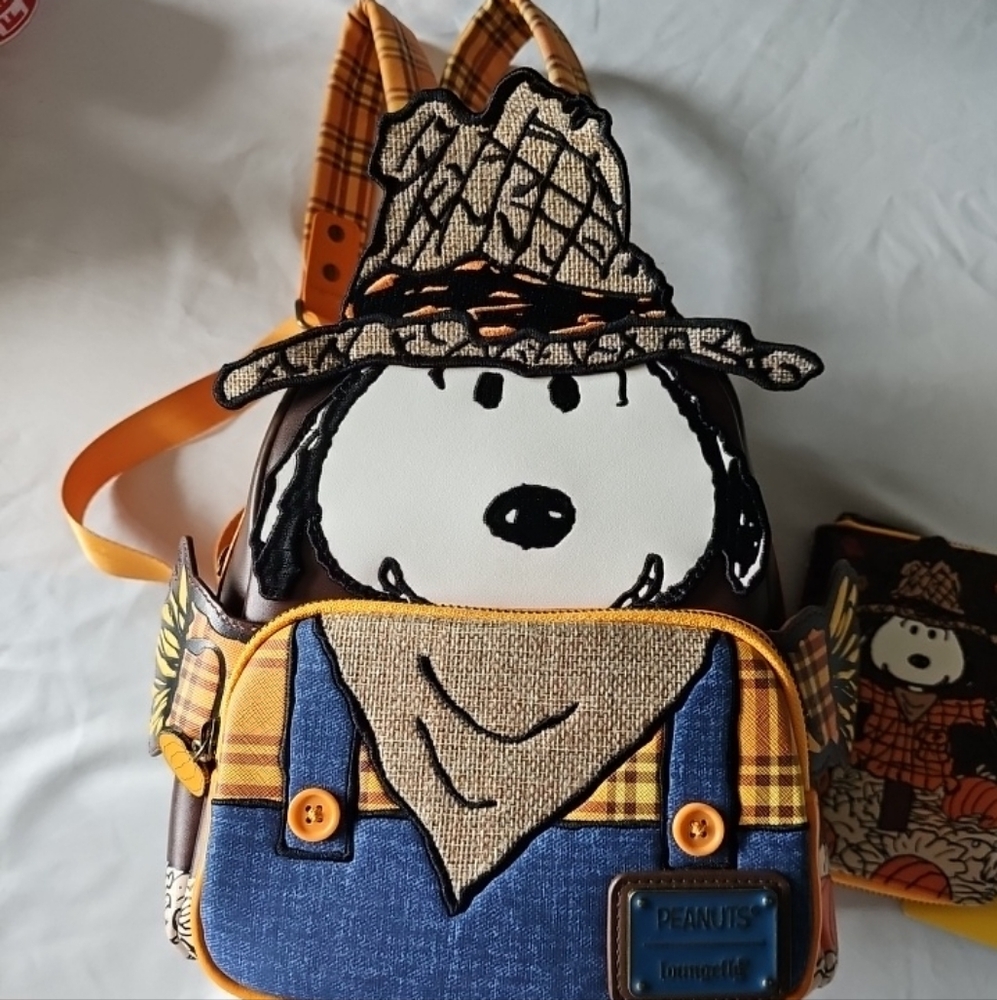 Loungefly Peanuts Autumn Backpack And Wallet - CROSS LISTED
